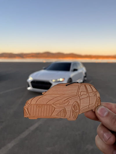 Audi RS6 Avant — Salt flats, sunset